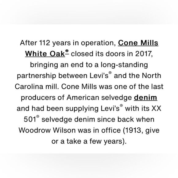 Levi's 501 S White Oak Cone Denim Skinny Jeans with Distressed Details size 26 - Picture 14 of 14